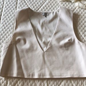 White crop top size L